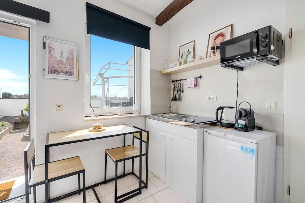 Tiny Apartment With Spacious Terrace On The Rhine 新维德 外观 照片