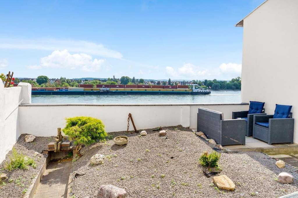 Tiny Apartment With Spacious Terrace On The Rhine 新维德 外观 照片