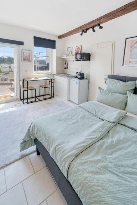 Tiny Apartment With Spacious Terrace On The Rhine 新维德 外观 照片